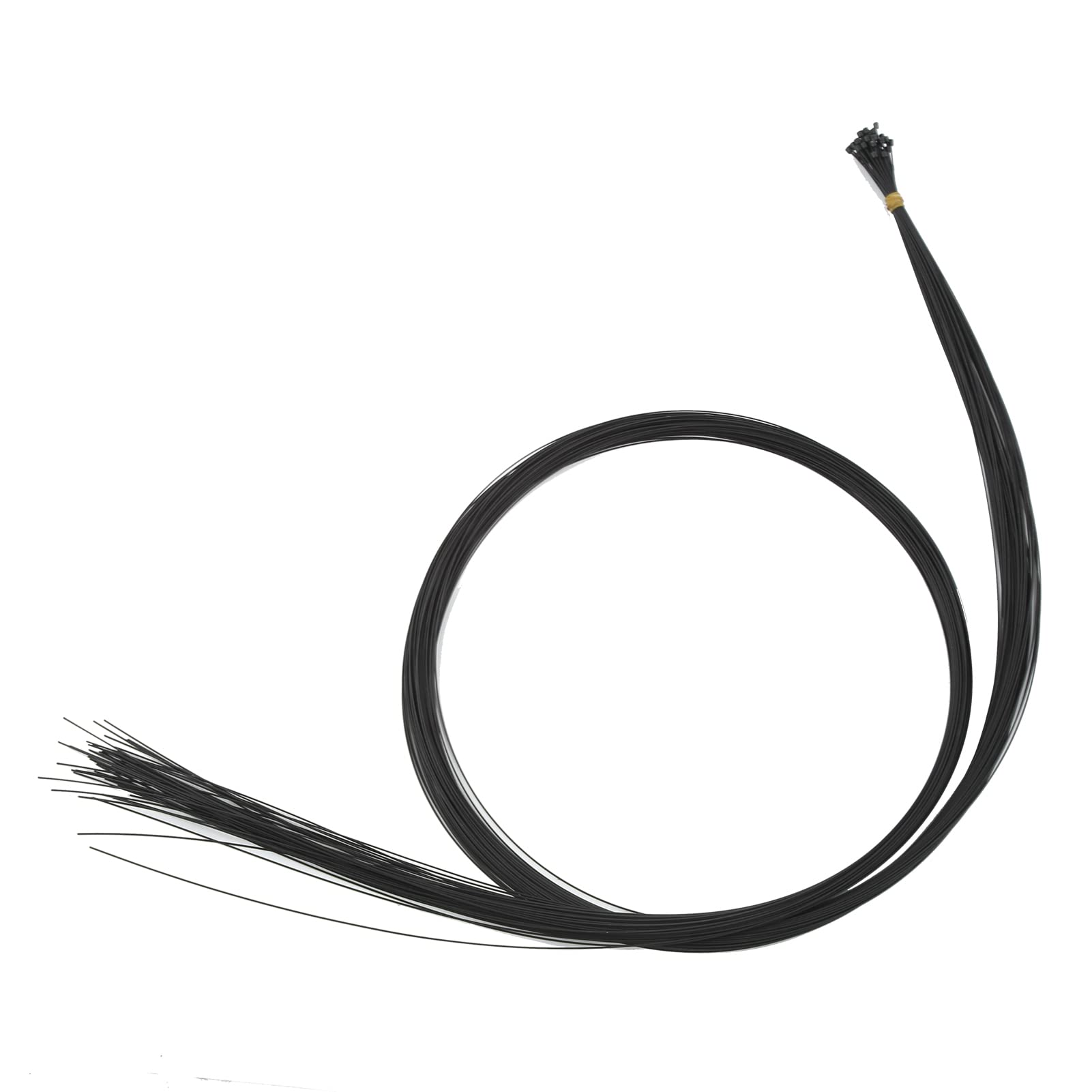 Ensemble de Lignes de Dérailleur de Vélo, Câbles de Frein Durables en PTFE de 1,2 Mm avec Rouleau intégré pour Vélos de Montagne et de Route, 50 Pièces/boîte