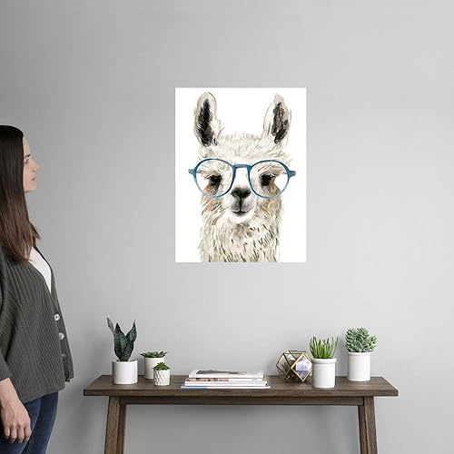 Miniatura 10 de Vinilo decorativo Hip Llama II, obra de arte infantil