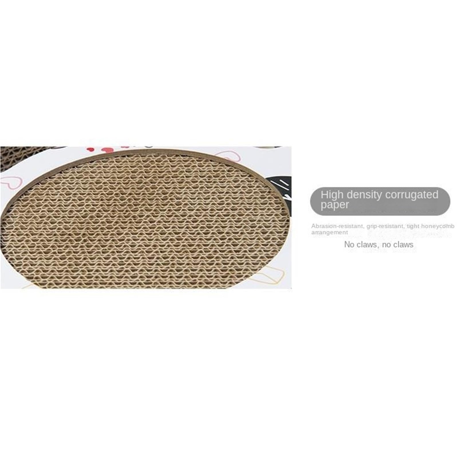 Rascadores para Gatos Tablero Rascador For Gatos, Almohadilla Rascadora De Cartón For Gatos, Juguete Interactivo For Gatitos con Pista De Bolas Afilador de uñas para Mascotas(Bruin)