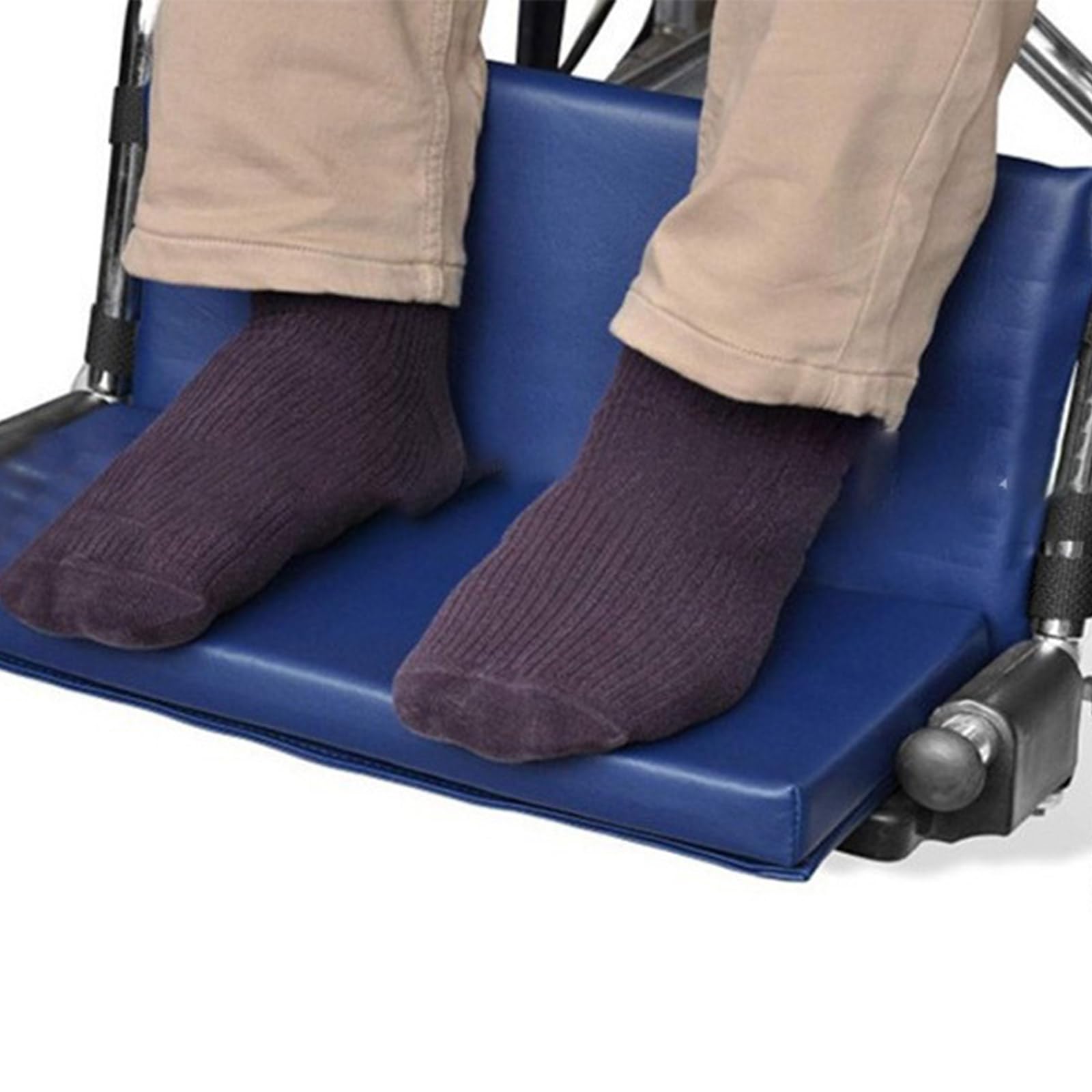 Reposapiés ergonómico para silla de ruedas con sustancia suave para facilitar los pies y estabilidad, reposapiés para silla de ruedas