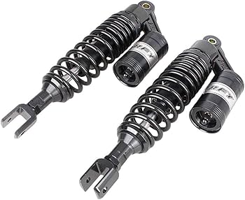 Amazon | リアサスペンション リアショック 350mm 調整式 汎用 CNC