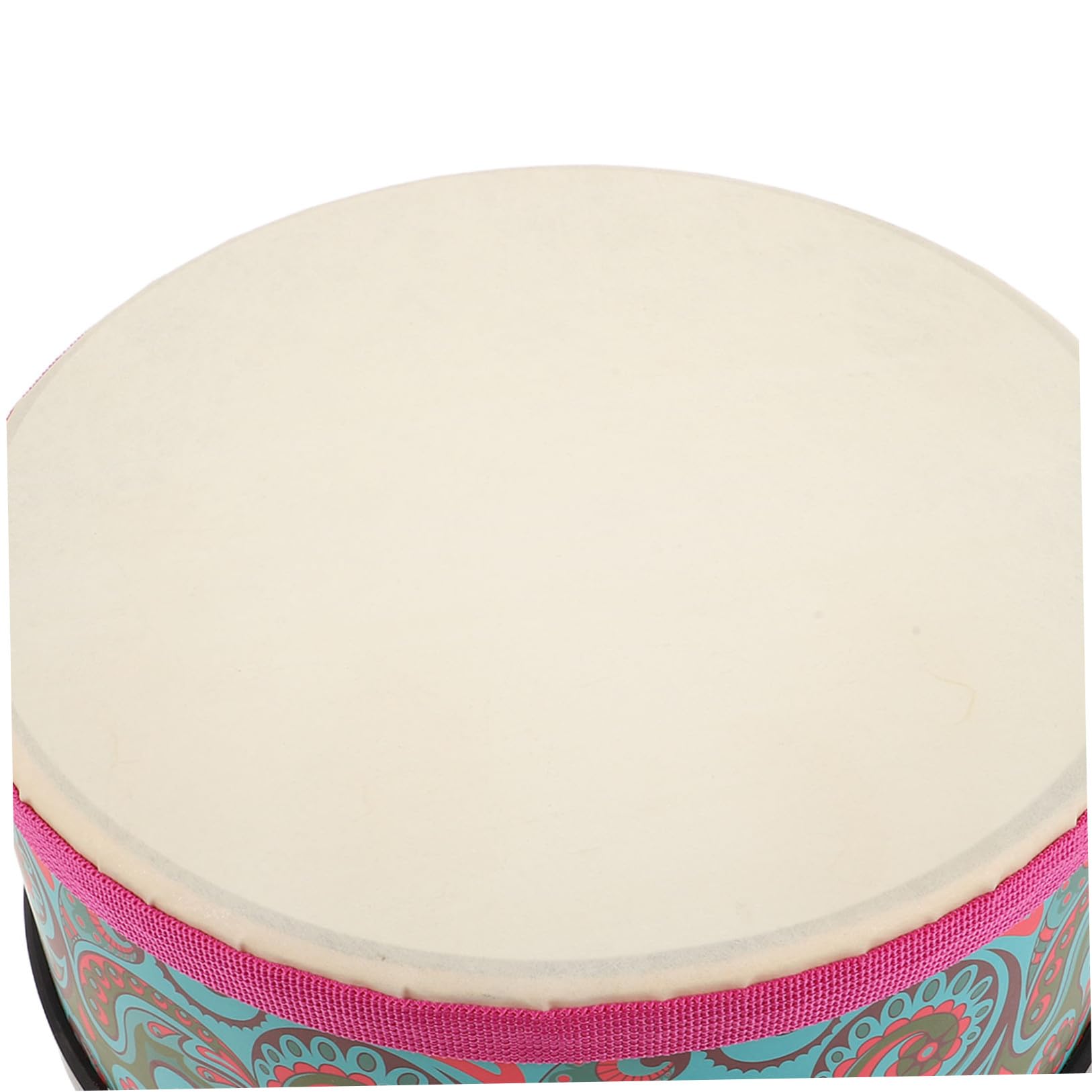 ifundom Bongos Infantiles de Percusión de Mano de 10 Pulgadas Diseño Floral Verde, Instrumento Musical Seguro de Madera, Juguete Educativo para Actividades Grupales y Desarrollo