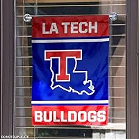 Vista 4 de Bandera de jardín de Louisiana Tech Bulldogs