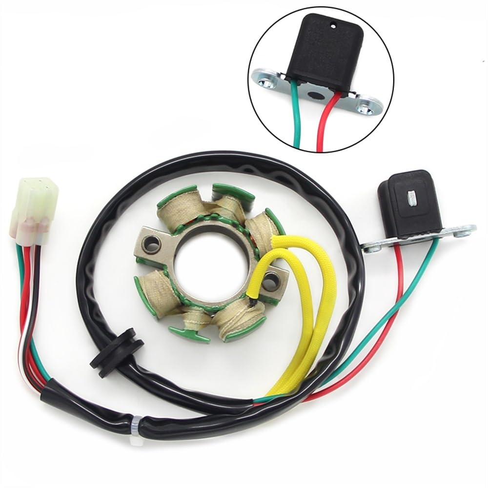 Bobina Magneto Stator Piezas de motocicleta, bobina de encendido de estator de motor magnético para GASGAS MC 125 MC125 2021-2022 MC 85 MC85 2021/2023 50439004000 Moto 12V Bobinas Estator Magneto
