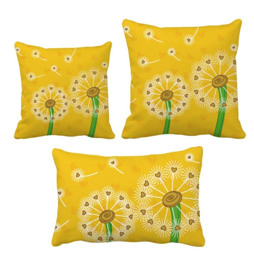 Coussins fleur jaune canari pour créer une ambiance bohème chic sur votre canapé