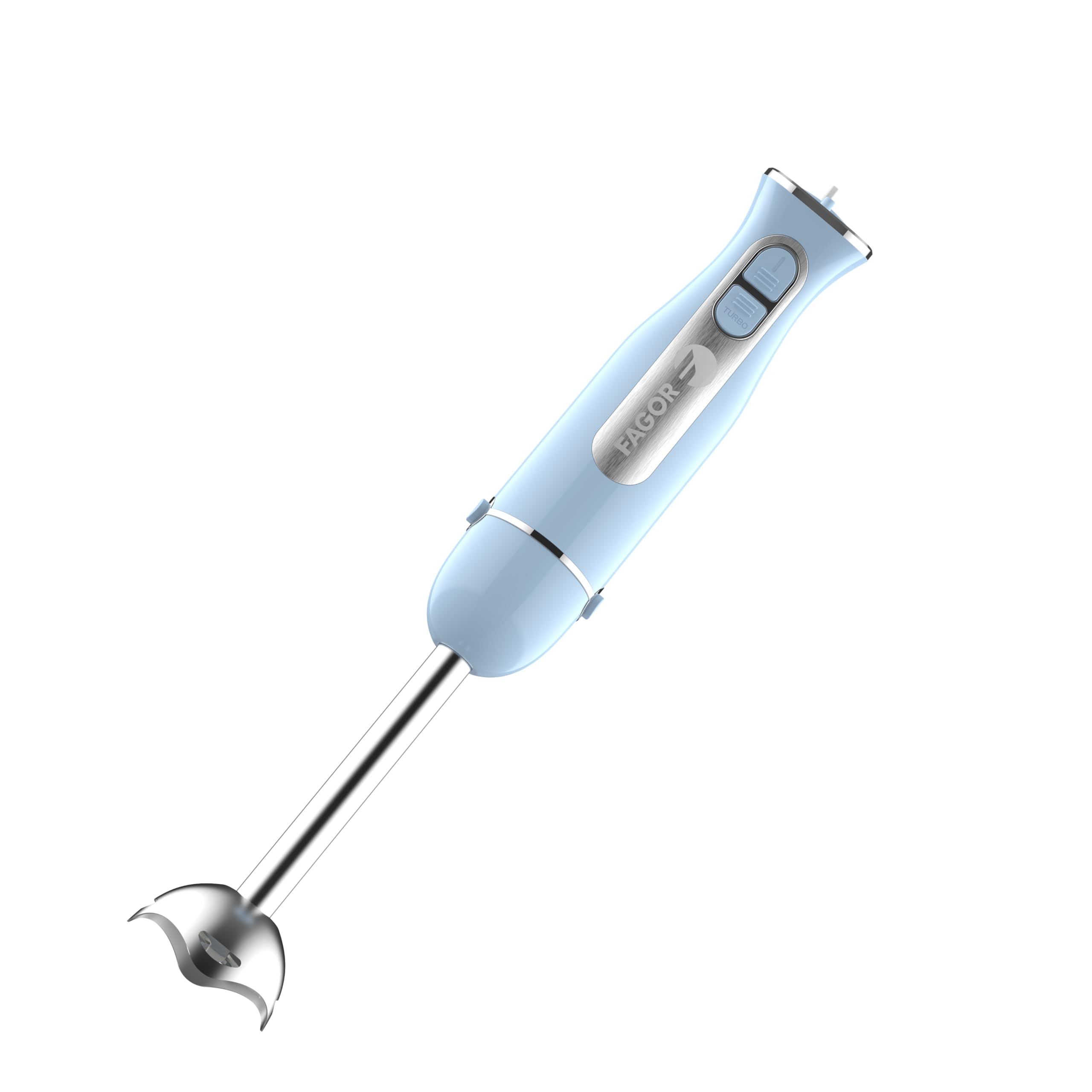 Fagor Stabmixer Set 4 in 1 1000 W 12 Stufen Turbo Zerkleinerer Blau FGM220