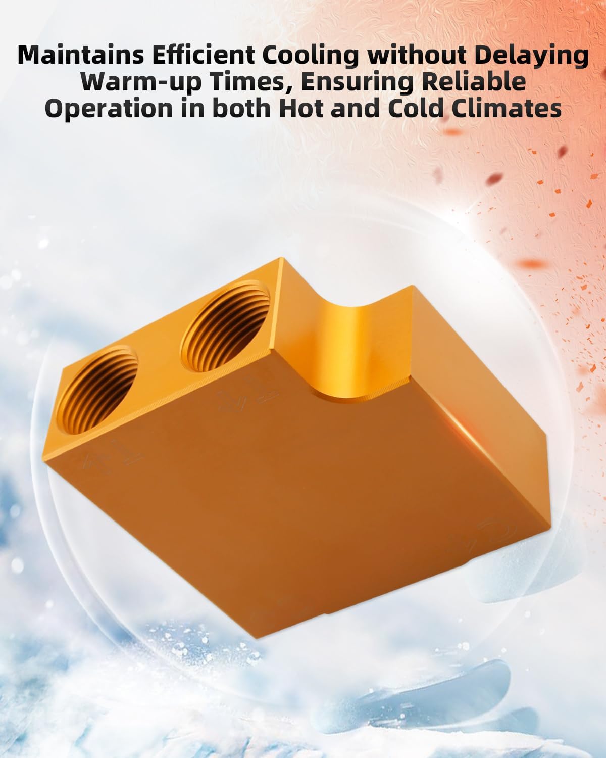 Thermal Bypass Valve Kit Fits for 2019-2024 Dodge Ram 2500 3500 6.7L Cummins with 68RFE or Aisin AS69RC Engine