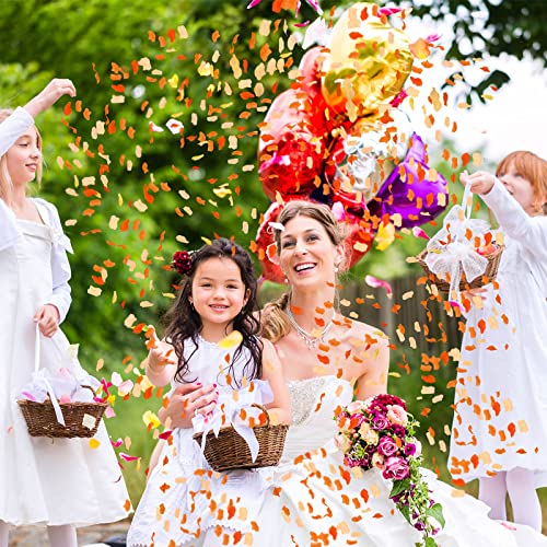 Giegxin DF-GIEGXIN-46 2000 Pcs Orange Yellow Rose Petal For Wedding Decorations Fake Silk Rose Flower Petals Artificial Rose Petals thumb #4
