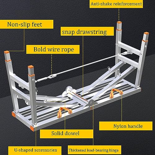Escalera de torre de andamio multiusos para limpieza de techos altos 5