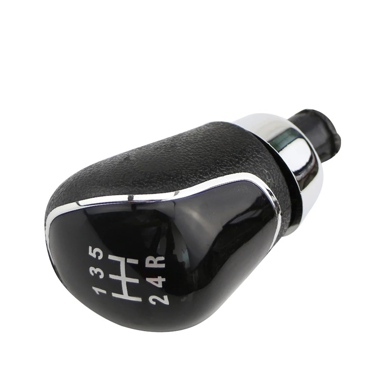 EHWLFVX Car Gear Shift for Fiesta MK7 2008-2015 for Focus MK2 FL 2008-2011 5 6 Speed Gear Head Shift Knob(5 Speed Black)