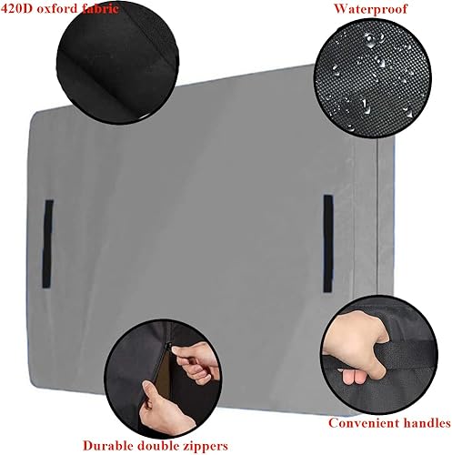 Miniatura 7 de Funda para bolsa de colchón para mudanza y almacenamiento, reutilizable, resistente, impermeable, para colchón de cama, bolsas de almacenamiento