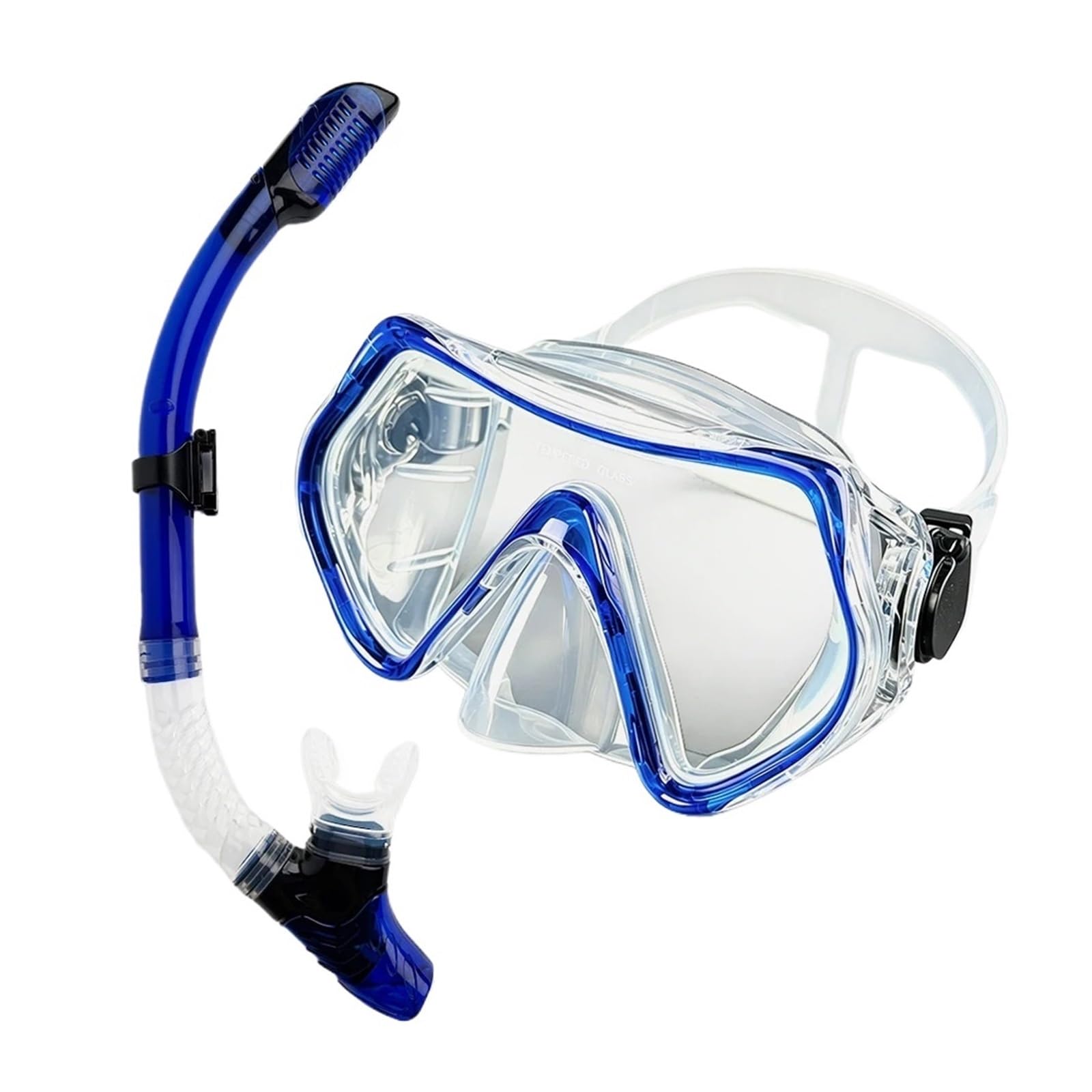 Máscara de Snorkel for Nadar | Lente Vidrio Templado y Hebilla liberación rápida | Equipo Deportes oceánicos