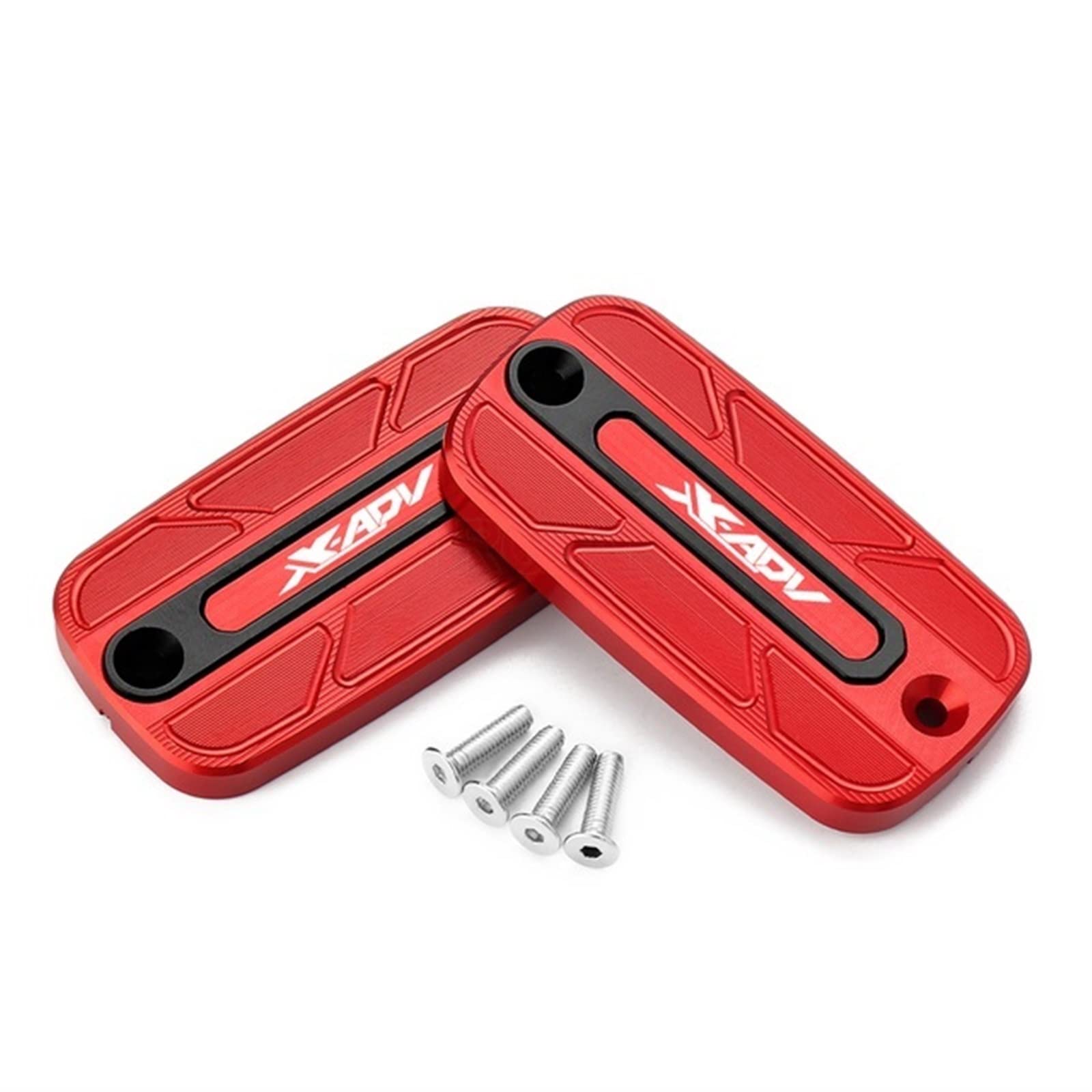 For H X-ADV 750 XADV 300 2017-2022 Accessories Motorcycle Front Brake Master Cylinder Cap Fluid Reservoir Cover (Color : Red black)