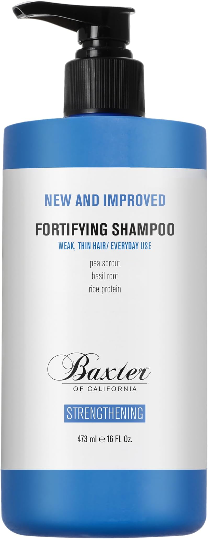 Baxter of California Daily Fortifying Shampoo - Strengthens & Repairs Scalp and Hair, 473ml
