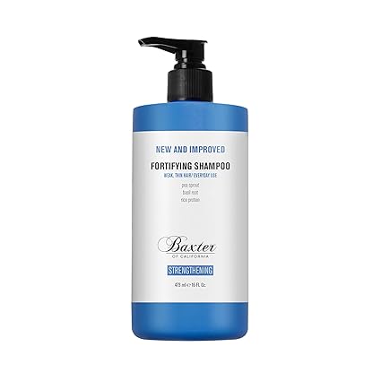 Baxter of California Daily Fortifying Shampoo for Men | All Hair Types| Cleanses and Strengthens | Fresh Mint Scent | Fathers Day Gift Guide Baxter of California Daily Fortifying Shampoo for Men | All Hair Types| Cleanses and Strengthens | Fresh Mint Scent | Father