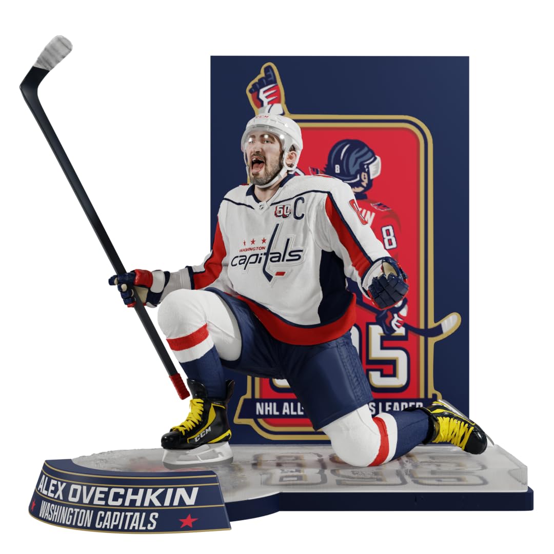 Amazon.com: McFarlane Toys - NHL Alex Ovechkin, All-Time Goal