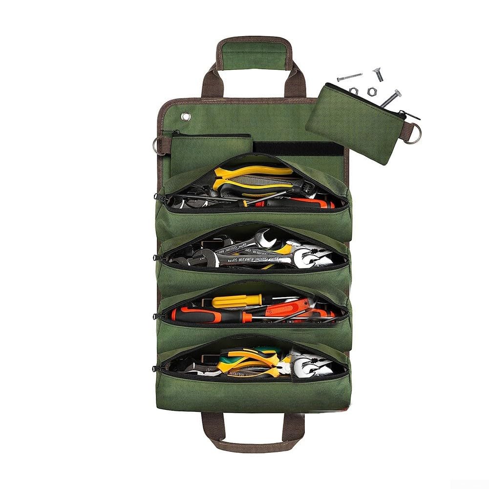 Borsa Porta Attrezzi Arrotolabile Per Auto - Organizer In Tessuto Oxford, Impermeabile, Per Bagagliaio - 2