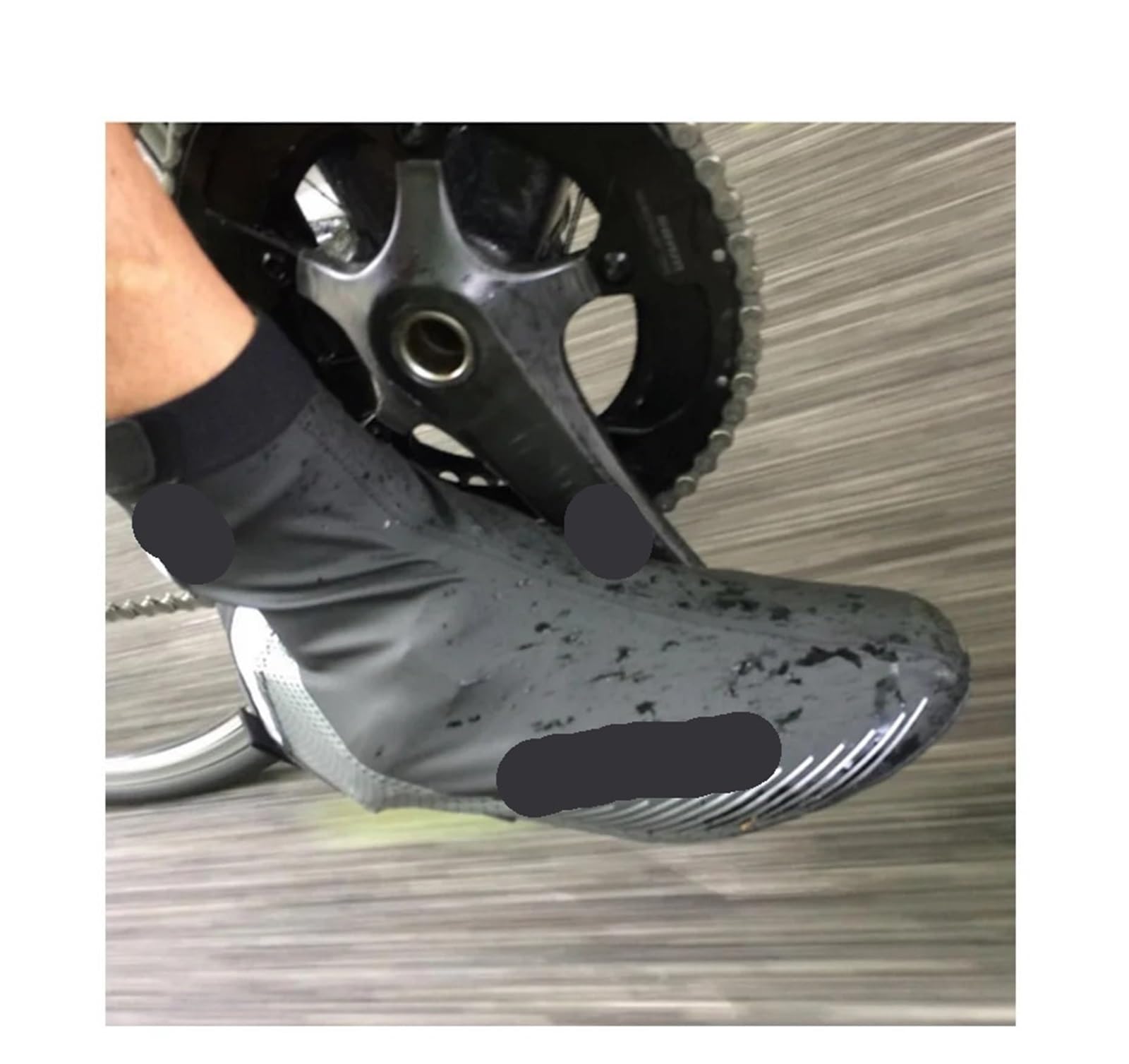 2 pares de cubiertas for zapatos ciclismo, impermeables for, for a prueba viento para Protección