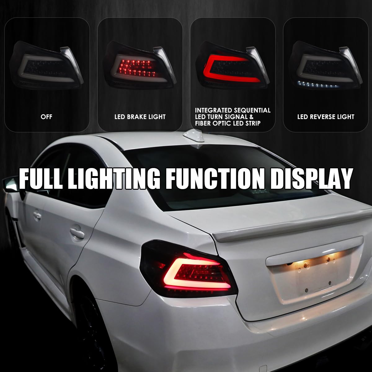 Amazon | SPEC-D TUNING ブラックスモーク LED テールライト ホワイト