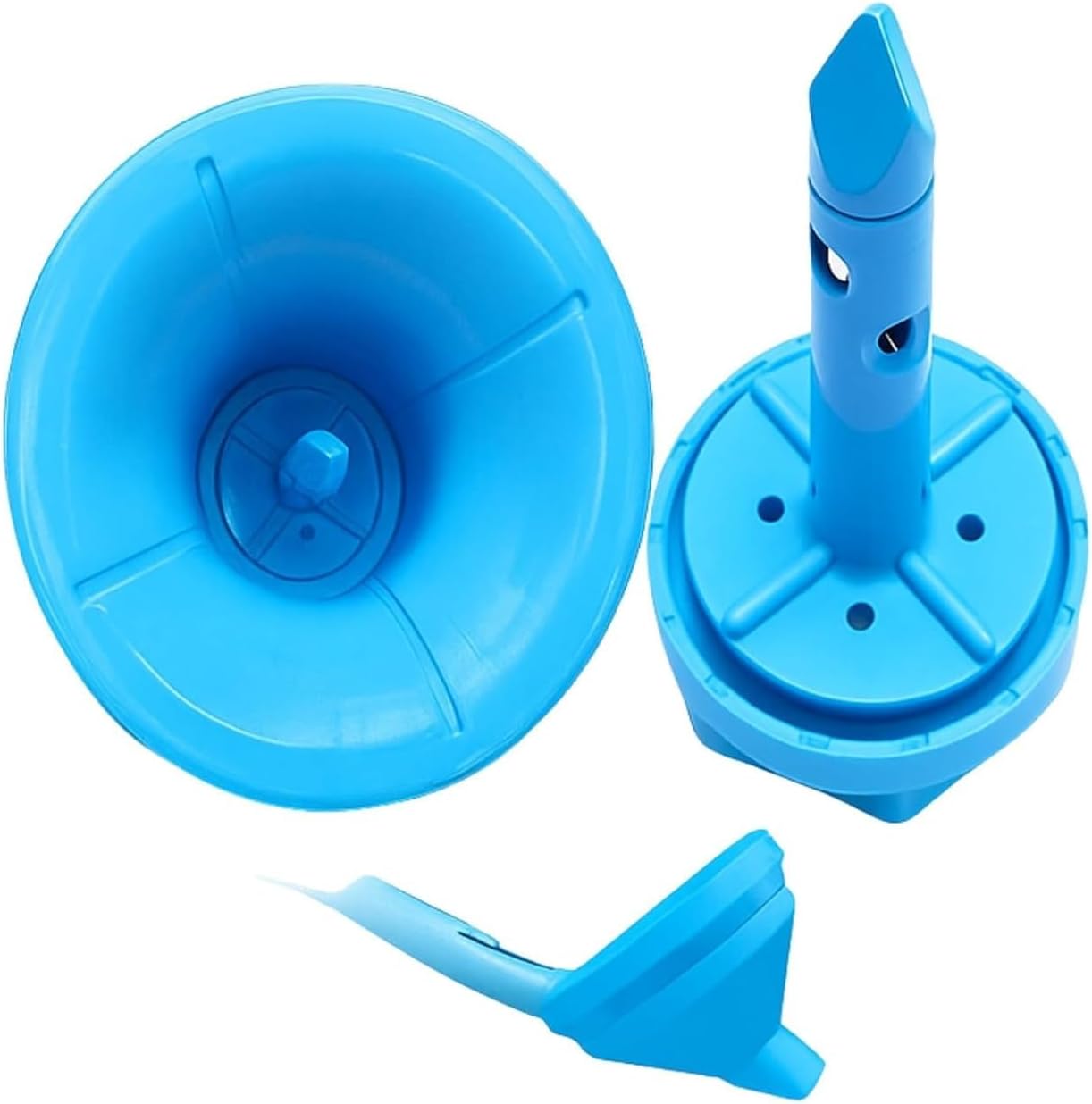 - Universal Water Dispenser Bottle Holder with Needle | Replacement Top Load Valve for 20L Bottles | Compatible with Voltas & All Brands | BPA-Free Blue Plastic Attachment | Spare Part Accessory