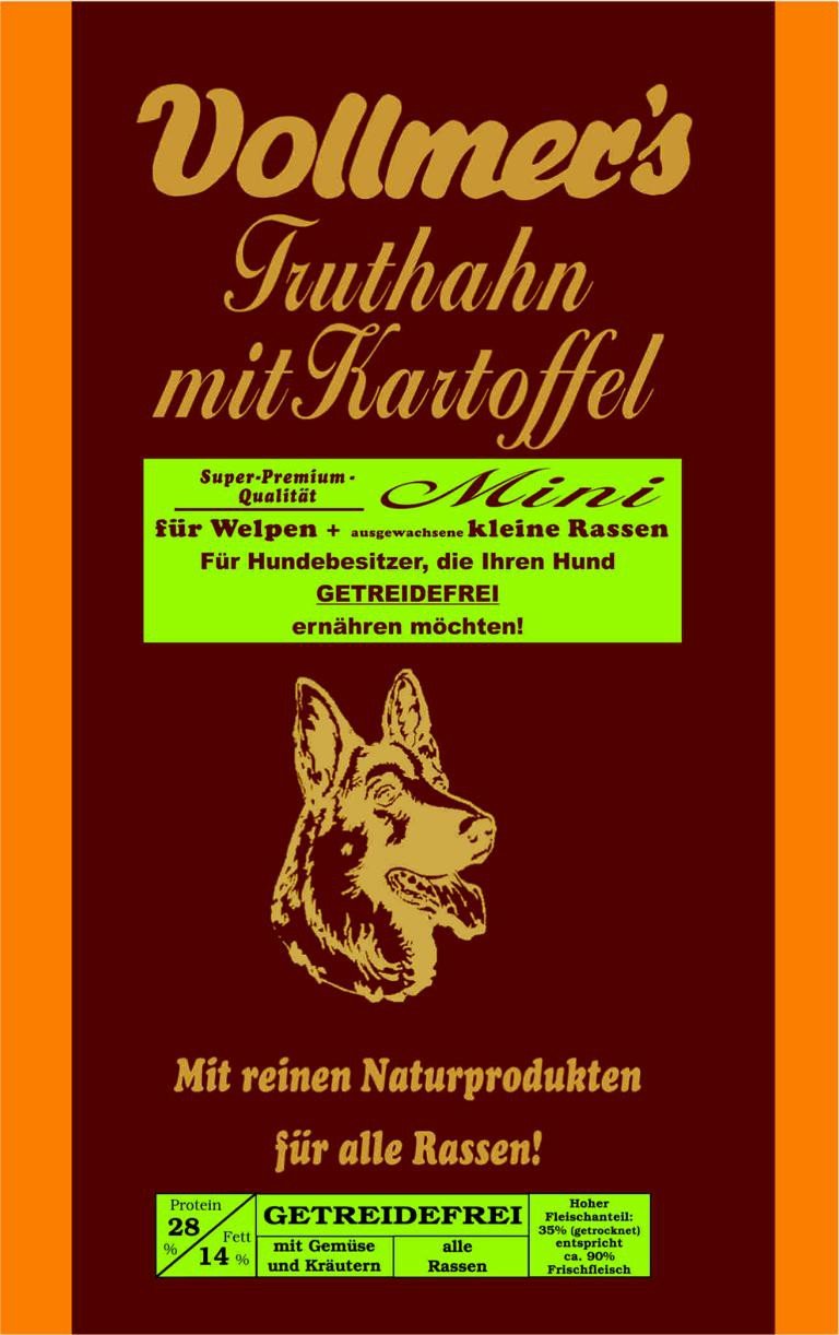 Vollmer's | Truthahn mit Kartoffel mini 15 kg