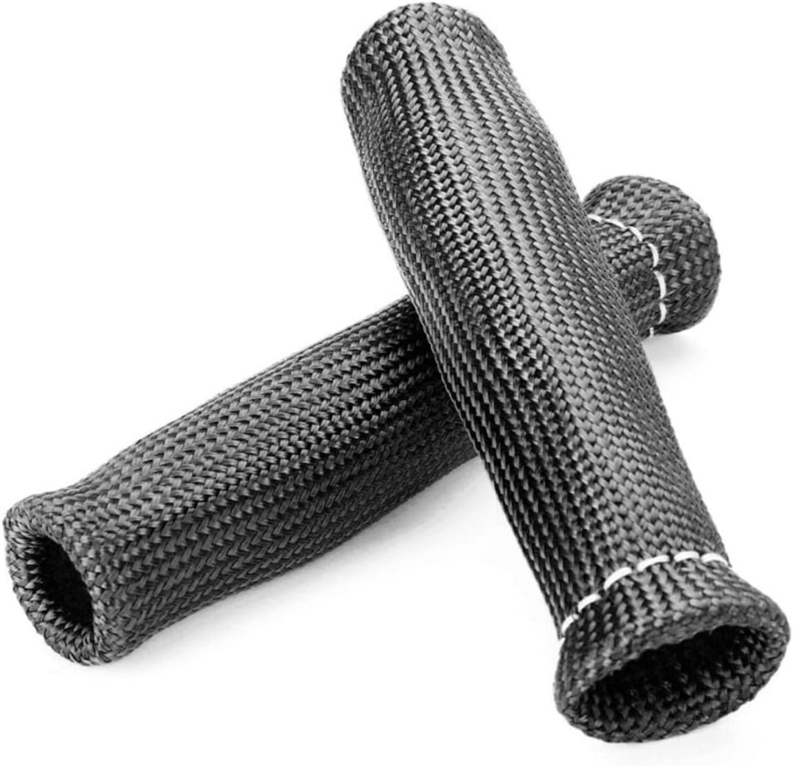 ULTECHNOVO 8pcs Fiberglass Spark Plug Wire Case High Temperature Insulating Cable Cover Heat Cable Tube Wire Loom Tube