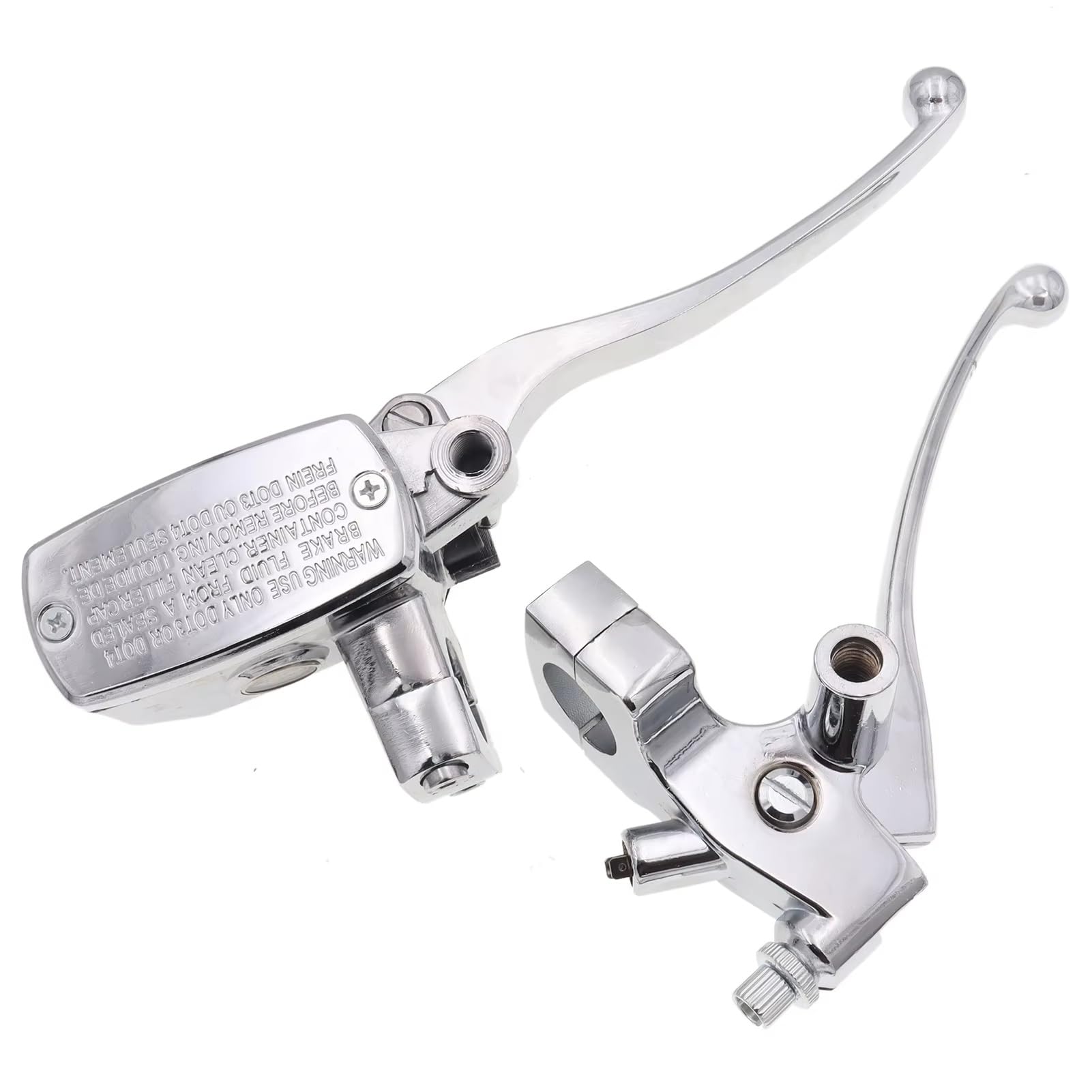 Gjihkwgz Motorcycle Brake Clutch Lever for CB400SF for CB250 Dirt Pit Bike 25mm Left Right Motorcycle Brake Handle Clutch Master Cylinder Reservoir Levers Clutch Brake Lever