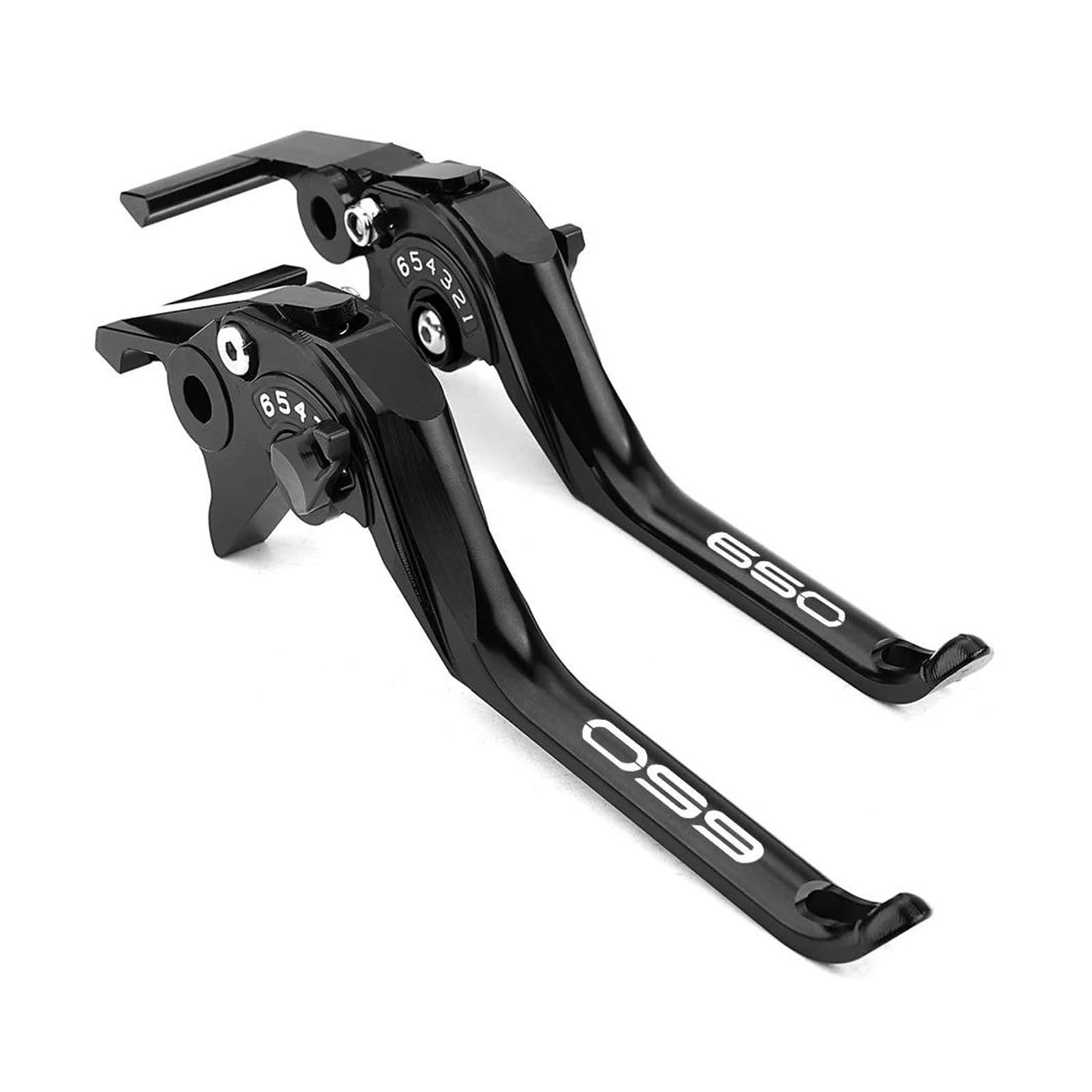 XNZQQAGRZ for Kawasaki Z650 RS for Ninja 650 2017-2024 2025 2026 CNC Motorcycle Adjustable Handles Brake Clutch Levers(Black)