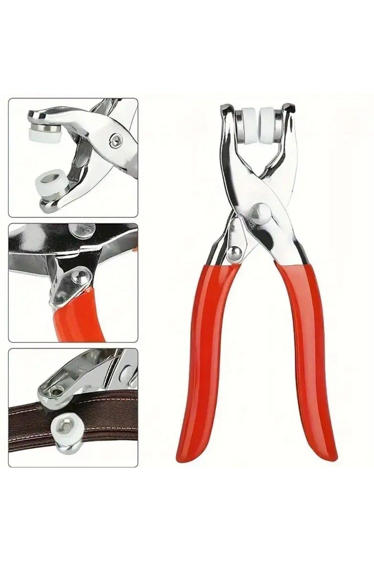 Roichil 200 Adet Paslanmaz Çelik Çıtçıt Ve Pense Seti Metal Çıt Çıt Makinesi