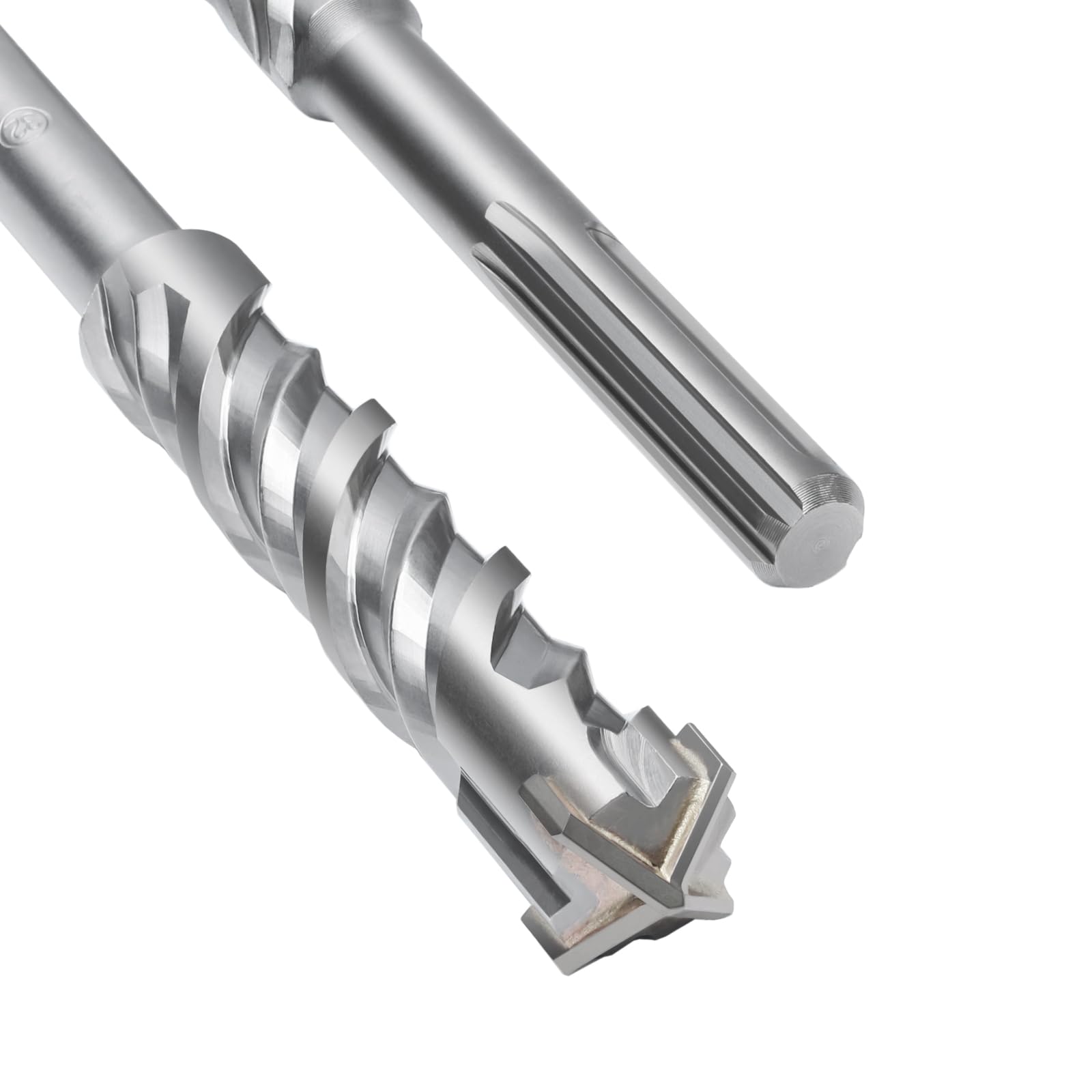 SDS Max Bohrer 32 x 260mm,Betonbohrer mit 4 Hartmetall Schneiden und Doppelwendel,Hammerbohrer Für Beton,Stein,Naturstein