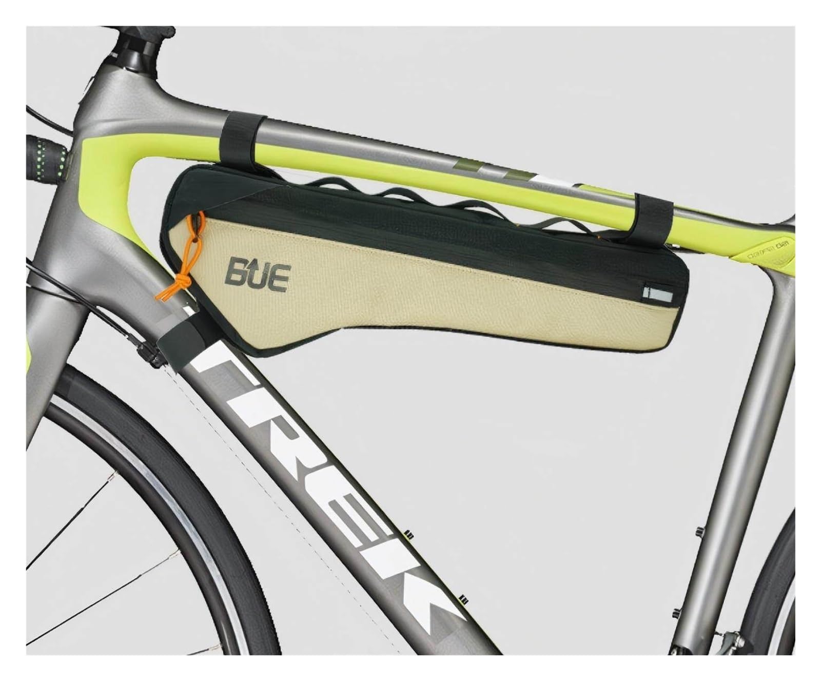 Borsa for telaio triangolare for bicicletta da 1 pezzo da 1,5 litri | Conserva gli attrezzi da ciclismo e i piccoli oggetti durante la guida all'aperto(Black)