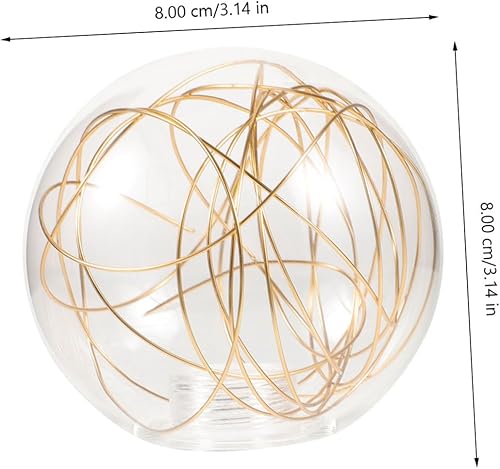 Miniatura 8 de Holibanna Globo redondo pantalla colgante lámpara reemplazo globos sombras accesorio reemplazo pantallas globo lámpara cubierta ventilador techo