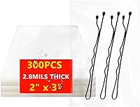 Vista 8 de 100 bolsas de celofán autosellantes de 4 x 6 pulgadas, bolsas transparentes para galletas, bolsa de celofán resellable para embalaje de regalos