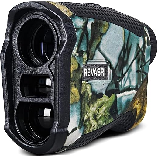 Telémetro caza REVASRI 1200Y/M con ángulo y distancia horizontal. Impermeable, con tecnología de detección de objetivos, telémetro claro y preciso para cazadores
