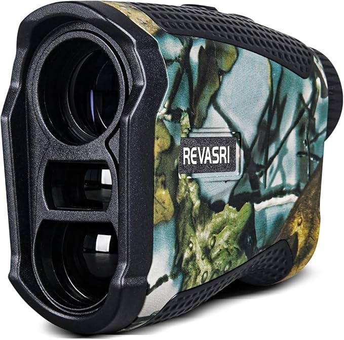 Telémetro caza REVASRI 1200Y/M con ángulo y distancia horizontal. Impermeable, con tecnología de detección de objetivos, telémetro claro y preciso para cazadores