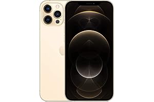 Fully Unlocked & Renewed Apple iPhone 12 Pro Max 5G with 128GB Storage in Gold
