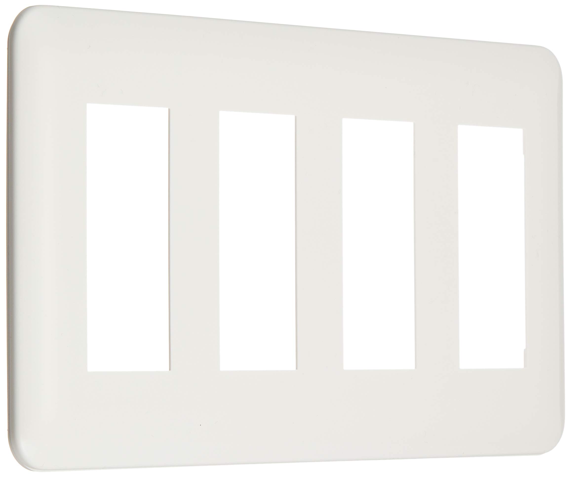 Panasonic Cosmo Series Wide 21 Outlet Plate for 12 Round White WTF7012W