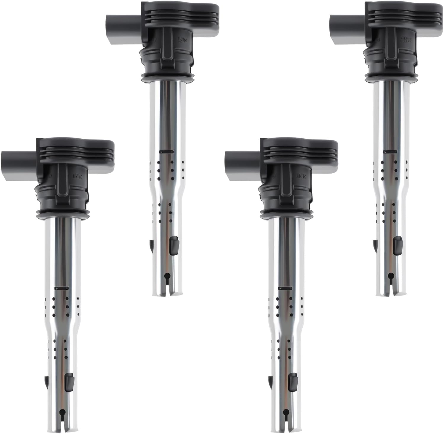 UF575 Ignition Coil & 1675 Double Iridium Spark Plug for Audi A3 A4 A5 A6 Q5 R8 TT RS4 RS5/Volkswagen Jetta Passat Tiguan Beetle CC Golf GTI Replaces# C1627 07K905715F E1075