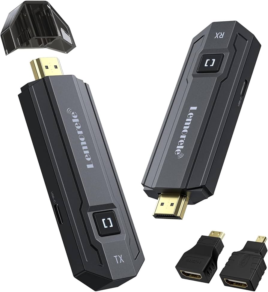 値下げしました！Lemorele WIRELESS VIDEO EXTENDER Lemorele Wireless HDMI Transmitter and Receiver Extender Kit
