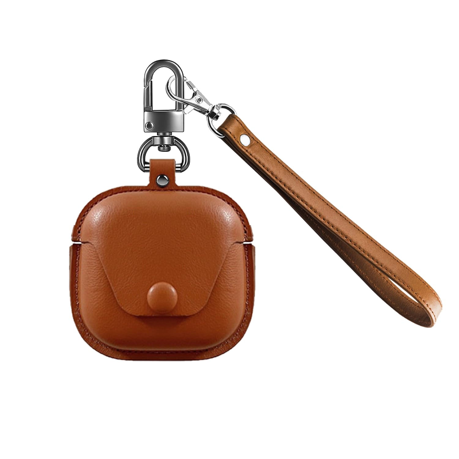 for SHOKZ OpenFit 2 Case Cover,NOUKAJU Earphone Protective Cover with Lanyard Drop-Proof,Scratch-Proof,Shock-Proof,Case for SHOKZ OpenFit 2(Brown)