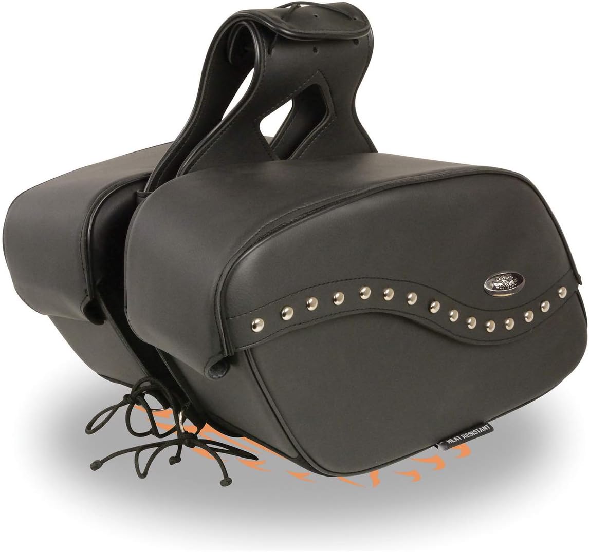Milwaukee Leather SH629ZB Black Zip-Off PVC Motorcycle Throw Over Saddlebags With Rivets D13bc233 F65a 4fe2 98d7 Ee1bd123e1e9.0f21f88987e009a6a3061aca0e4d1a1c - View #5
