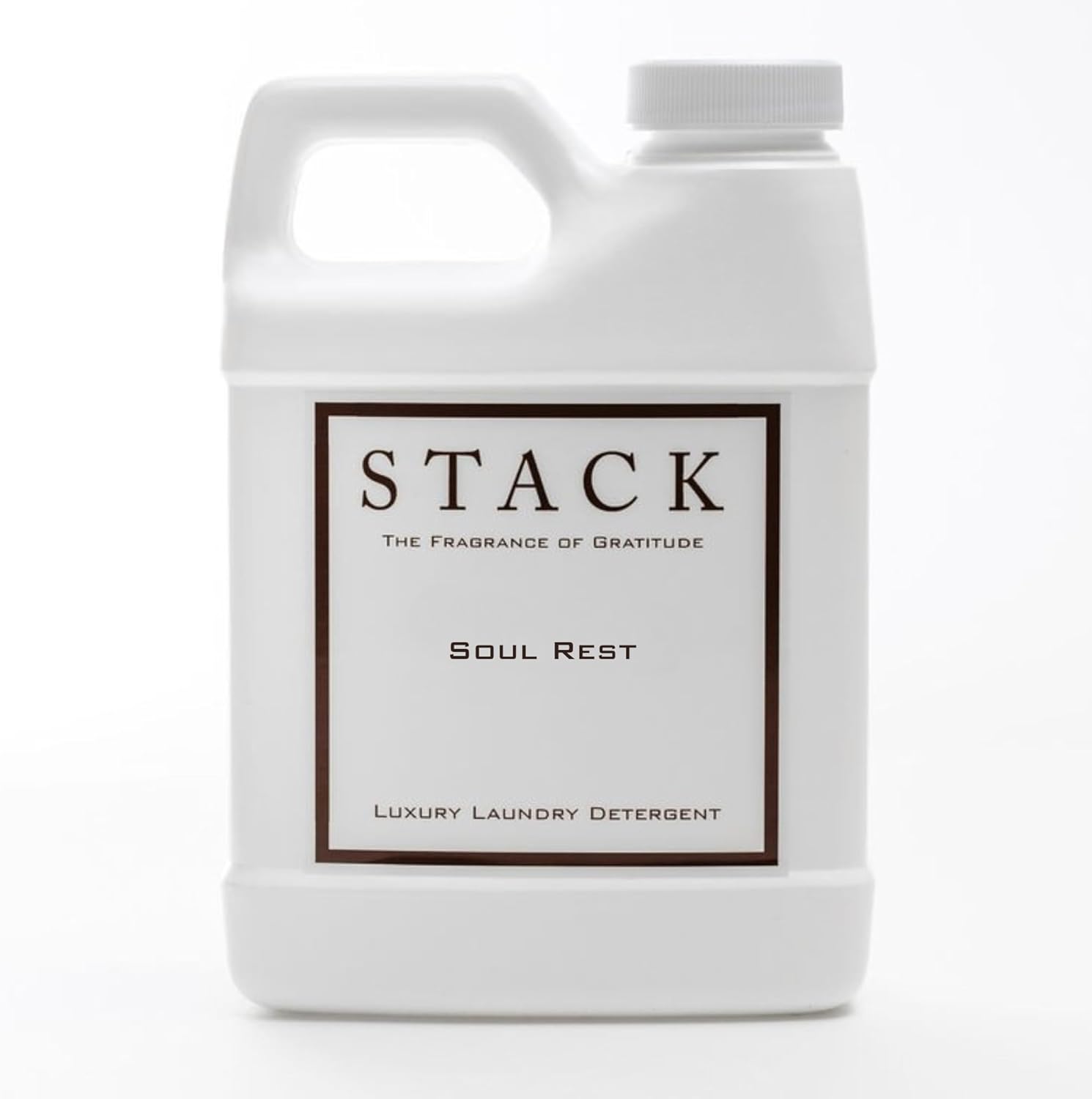 STACK Soul Rest Luxury Laundry Detergent - Premium Scented Laundry Detergent for HE & Standard Washers - Infused with Jasmine & Saffron - Paraben & Dye Free - Gentle & Effective Cleaning - 16 oz