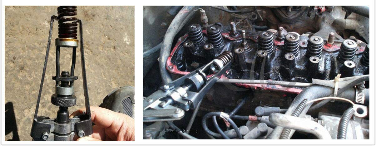 Compresor de muelles de valvulas ohv, ohc y cvh y resortes de valvulas. Herramientas para comprimir resortes de Valvulas