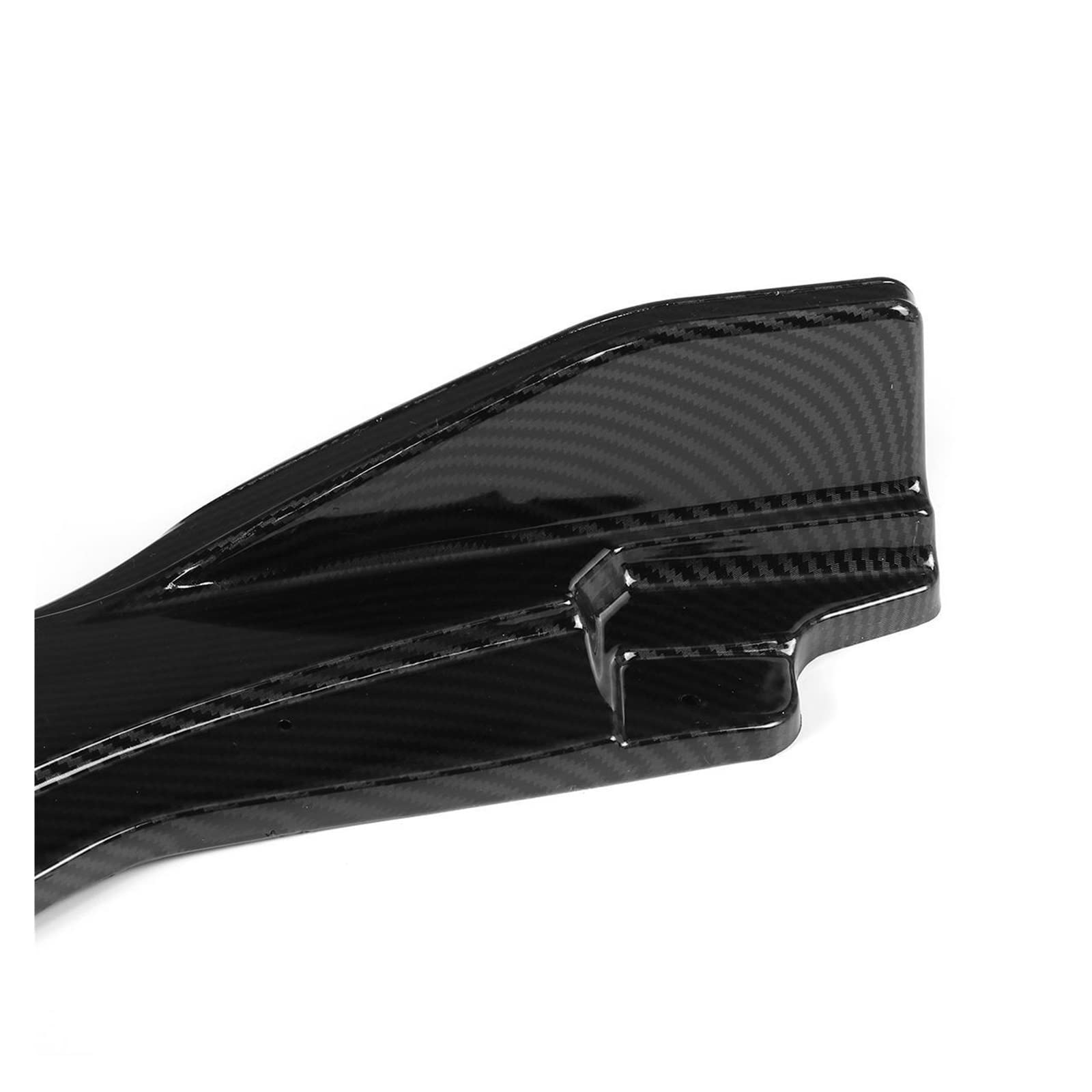 Spoiler przedniego zderzaka kompatybilny z Toyota Corolla 2019 2020 błyszczący czarny/wygląd karbonu dolna osłona ostrza samochodu zestaw osłon Splitter (Color : Carbon Look)