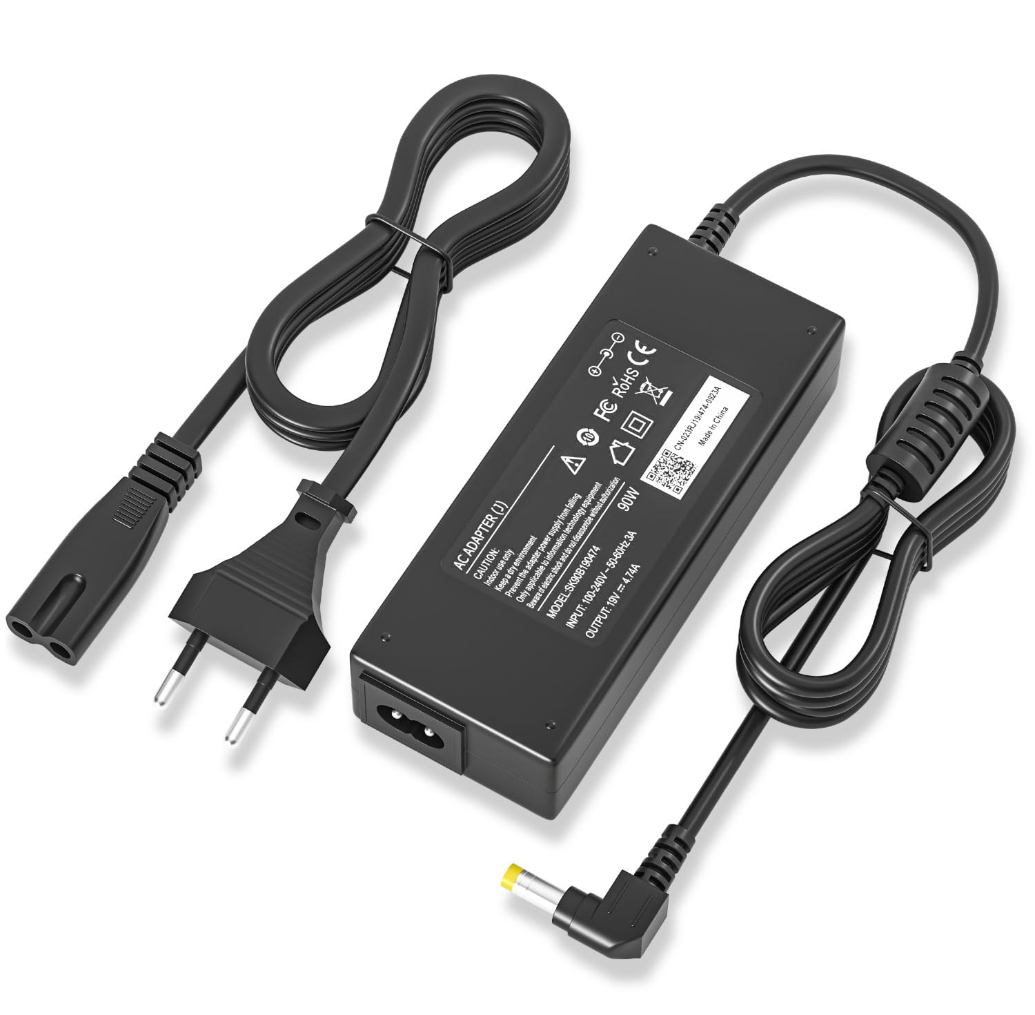 Alimentatore 12V Per Disco Rigido Toshiba DWC130 - Caricabatteria Esterno Top Chargeur Con Cavo 120 Cm E LED - 2