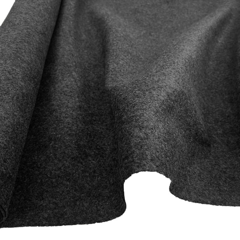 EU Fabrics Craft Felt Fabric | Fire Retardant Upholstery Material for Sewing | Soft Felt Sheet Fabric Roll for Home Decor, Art and Craft (Dark Grey, 1 Metre x 91cm) — image 1