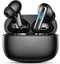 Genérico Auriculares Inalámbricos,Auriculares Inalámbricos Bluetooth, Cascos Inalambricos Bluetooth IPX7 Impermeable, Ajuste Cómodo,Carga Rápida USB-C (Gris)