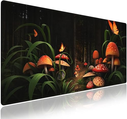 Miniatura 69 de Wknoon. Alfombrilla de ratón extragrande para juegos y oficina (31.5" x 11.8"), diseño de montaje de colección de cámaras retro, alfombrilla de