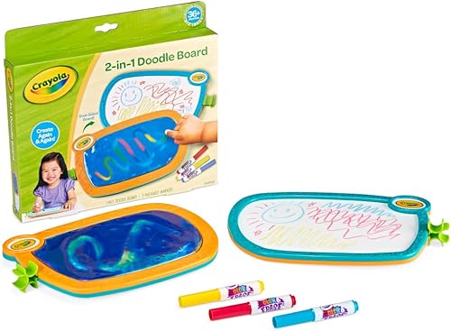 Miniatura 22 de Crayola Luces táctiles para niños, garabatos musicales y tablero sensorial, juguetes sensoriales para niños pequeños, pintura de dedos sin ensuciar