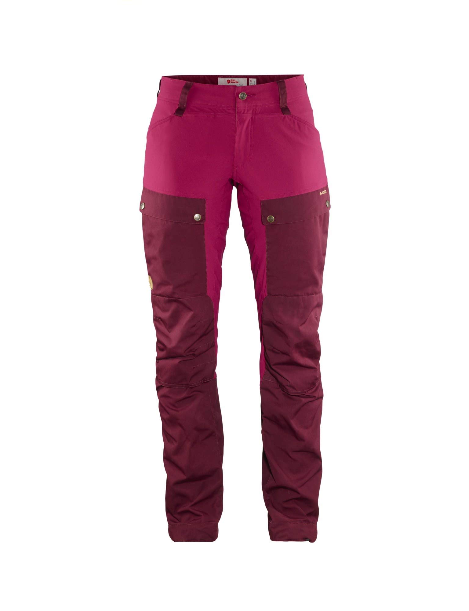 Fjällräven F89852-356-420 Keb Trousers Curved, Women, Regular, Dark Garnet/Plum, 46